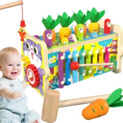 Jucarie educativa tip Montessori, 8 in 1, 3 ani 01