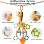 Jucarie senzoriala bebe cu elemente de dentitie si zornaitoare, Calut, 0 luni+