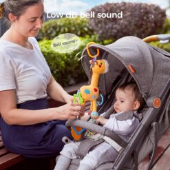 Jucarie senzoriala bebe cu elemente de dentitie si zornaitoare, Unicorn 0 luni+ 01