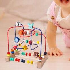 Labirint motricitate cu abac, Animale, 3 ani 01