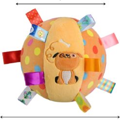 Minge moale si senzoriala pentru bebelusi, 15 cm, Material textil 01