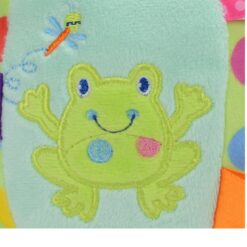 Minge moale si senzoriala pentru bebelusi, 15 cm, Verde 01