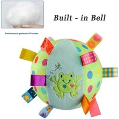 Minge moale si senzoriala pentru bebelusi, 15 cm, Verde 01