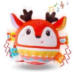 Minge moale si senzoriala pentru bebelusi, cu vibratii 15 cm