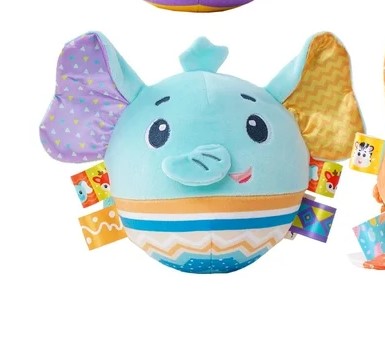 Minge moale si senzoriala pentru bebelusi, cu vibratii 15 cm 01