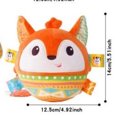 Minge moale si senzoriala pentru bebelusi, cu vibratii 15 cm 01