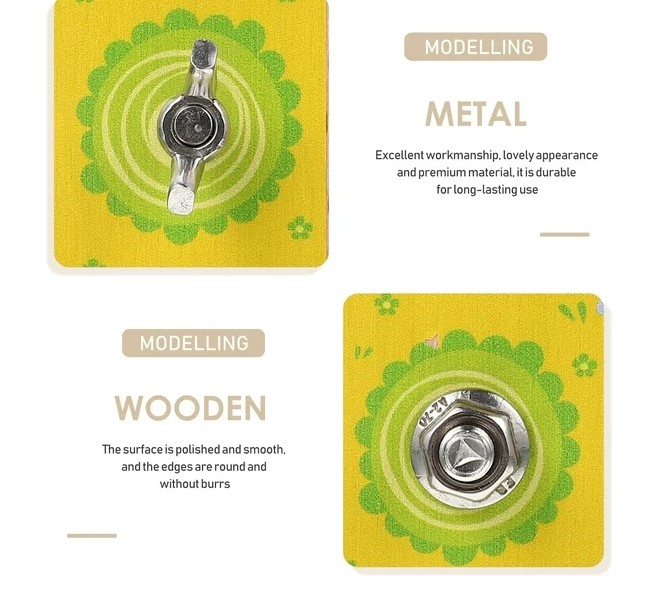 Mini Busy Board cu activitati, Insurubeaza si desurubeaza , 3 ani + 11