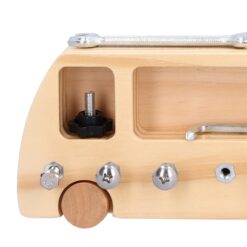 Mini Busy Board cu activitati, Insurubeaza si desurubeaza, 4 ani + 02