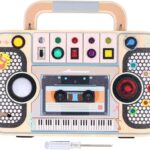 Mini Busy Board cu activitati, Radio, 3 ani +