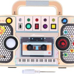 Mini Busy Board cu activitati, Radio, 3 ani + 01