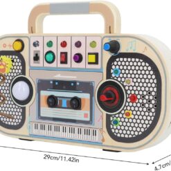 Mini Busy Board cu activitati, Radio, 3 ani + 01