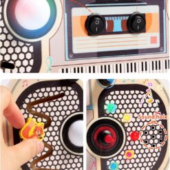 Mini Busy Board cu activitati, Radio, 3 ani + 01