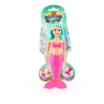 Papusa sirena, 18 cm,Coada care se misca, Jucarie de baie, 2 ani+