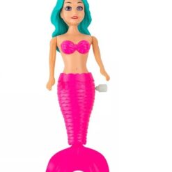 Papusa sirena, 18 cm,Coada care se misca, Jucarie de baie, 2 ani+