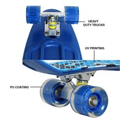 Penny board copii, Albastru, 61 CM