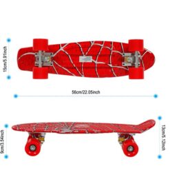 Penny board copii, Rosu, 56 CM