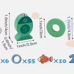 Puzzle, joc logaritmic, 5 in 1 activitati, 3 ani 01