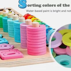 Puzzle, joc logaritmic, 5 in 1 activitati, 3 ani 01