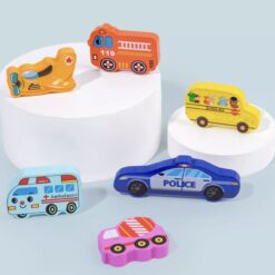 Puzzle, joc logaritmic montessori, 6 in 1 activitati, 3 ani 01