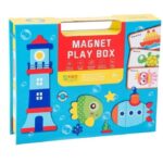 Puzzle magnetic tip carte, Animale marine, 3 ani+