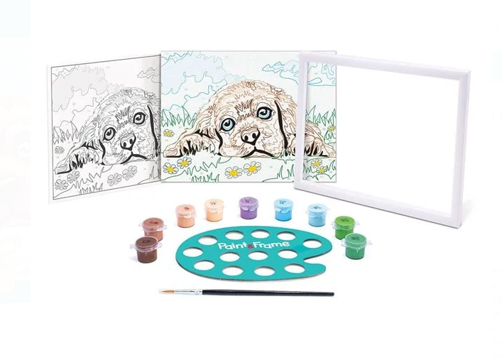 Set creativ, Pictura pe numere, Catelus, 9 ani+