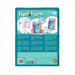 Set creativ, Pictura pe numere, Unicorn cu sclipici, 7 ani+