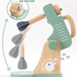 Set mixer din lemn cu accesorii pentru copii, 3 ANI 01