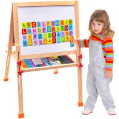 Tabla din lemn magnetica, cu 2 suprafete, Ajunstabila, 150 cm 01