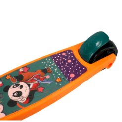 Trotineta 2 in 1, pliabila cu 3 roti si lumini, 2 ani+, Orange