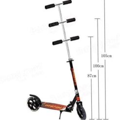 Trotineta, pliabila, reglabila cu 2 roti mari, Metalica, 3 ani+