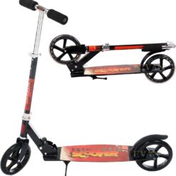 Trotineta, pliabila, reglabila cu 2 roti mari, Metalica, 3 ani+