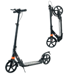 Trotineta pliabila, reglabila cu roti mari din silicon, 90 cm