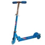 Trotineta, pliabila si reglabila cu 3 roti cu lumini, 3 ani+, Albastru