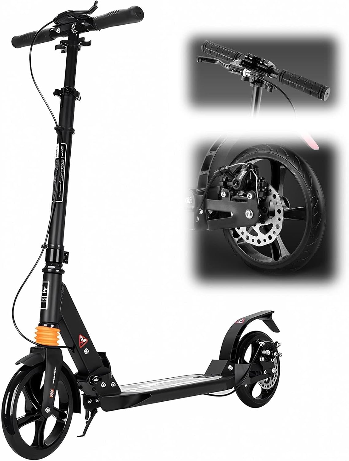 Trotineta, pliabila si reglabila cu suspensii pentru copii si adulti, greutate maxima 100 kg 01