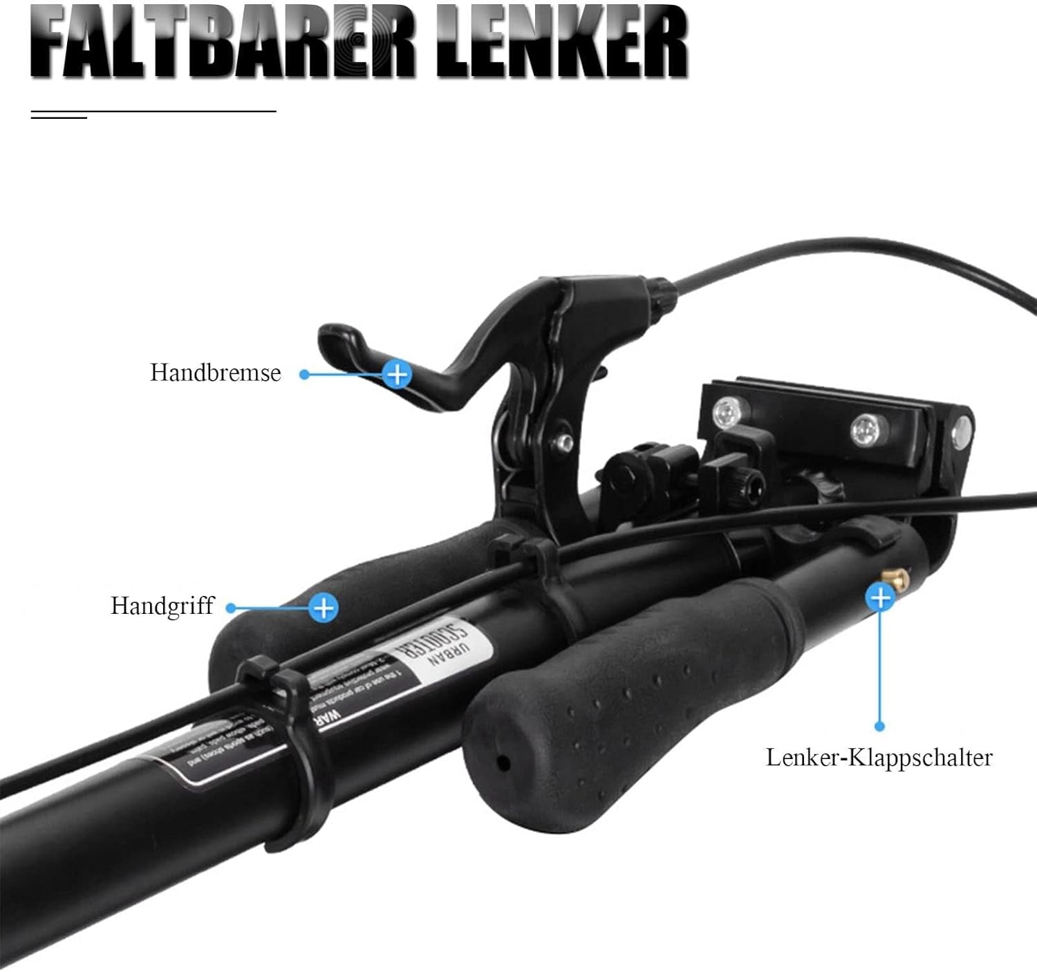 Trotineta, pliabila si reglabila cu suspensii pentru copii si adulti, greutate maxima 100 kg 01