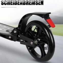 Trotineta, pliabila si reglabila cu suspensii pentru copii si adulti, greutate maxima 100 kg 01