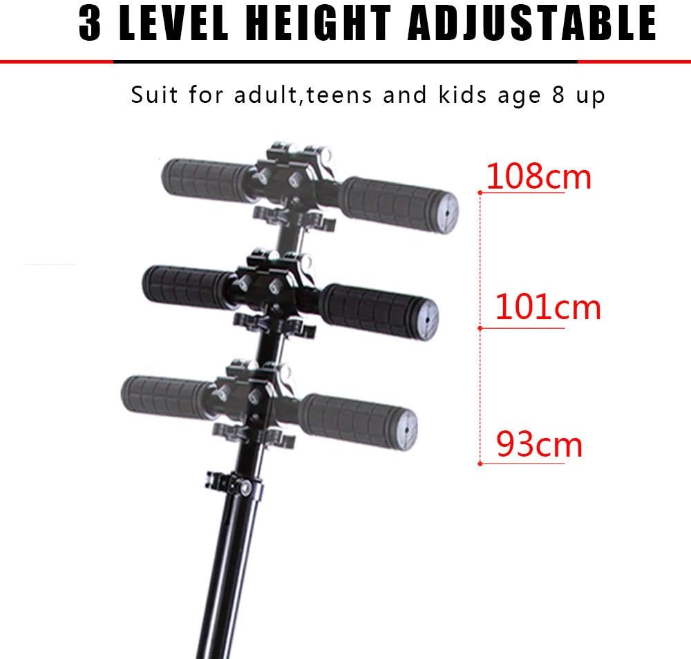 Trotineta, pliabila si reglabila cu suspensii pentru copii si adulti, greutate maxima 100 kg