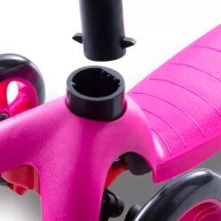 Trotineta reglabila cu 3 roti din silicon,Mov, 3 ani, 01