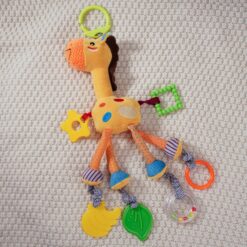 Jucarie senzoriala bebe cu elemente de dentitie si zornaitoare, Unicorn 0 luni+ 01