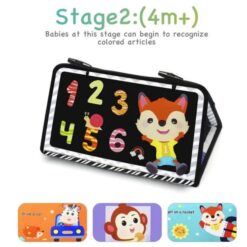 Carte senzoriala pentru bebelusi, 0-12 luni, Sozzy 01