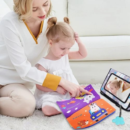 Carte senzoriala pentru bebelusi, 0-12 luni, Sozzy 01