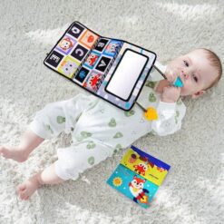 Carte senzoriala pentru bebelusi, 0-12 luni, Sozzy 01