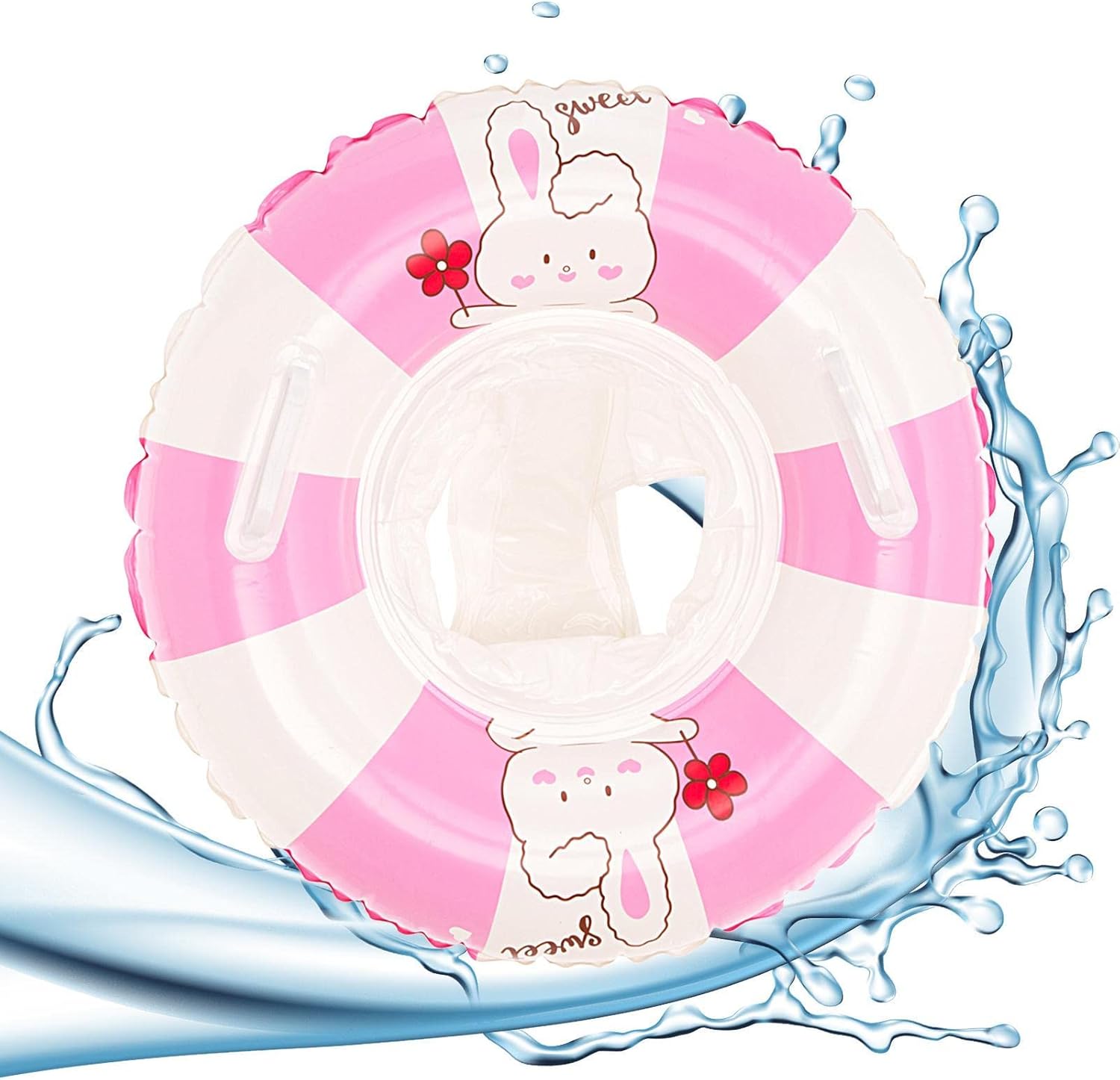 Colac cu chilotel si manere, 1-5 ani, Iepuras Roz 01