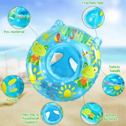 Colac cu chilotel si manere, 6 luni-3 ani, Broscuta, Albastru 01