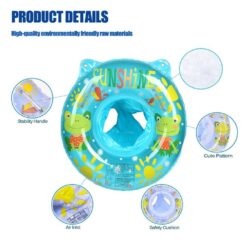 Colac cu chilotel si manere, 6 luni-3 ani, Broscuta, Albastru 01