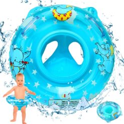 Colac cu chilotel si manere, 6 luni-3 ani, Elefant, Albastru