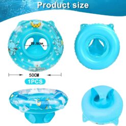 Colac cu chilotel si manere, 6 luni-3 ani, Elefant, Albastru