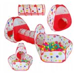 Cort de joaca si tunel pentru copii 3 in 1, 310 cm