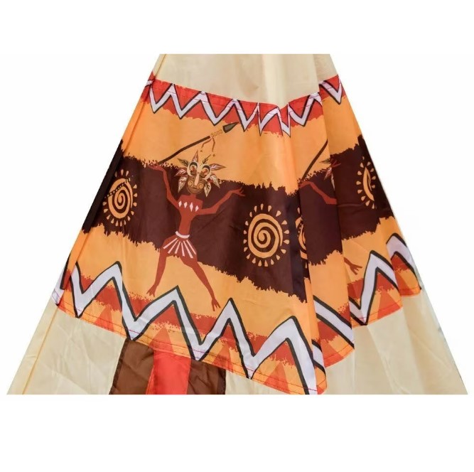 Cort indian pentru copii, cu 60 bile colorate 01