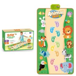 Covoras muzical bebelusi, 18 luni+, Animale salbatice 01